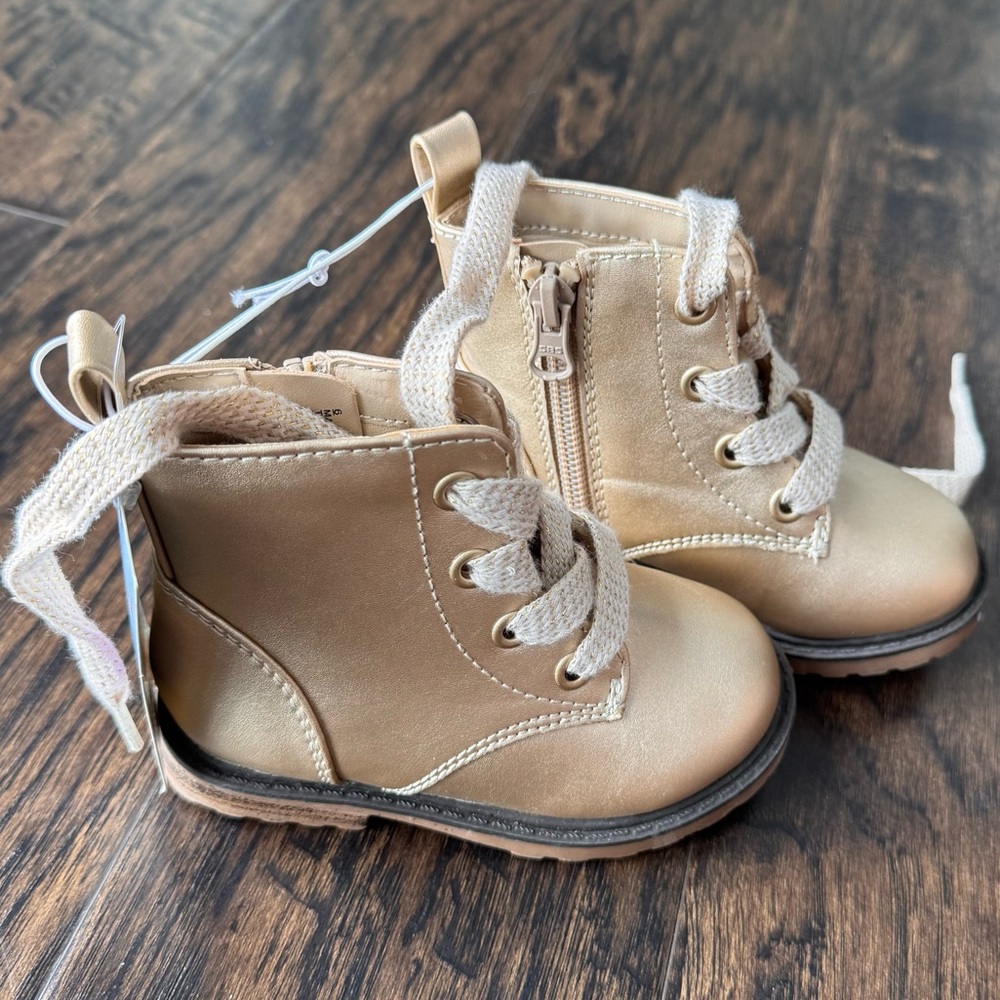 Cat & Jack gold boots